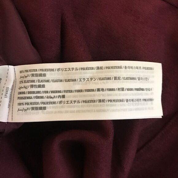 Abercrombie & Fitch Mock Neck Faux Suede Dress Med - Picture 7 of 8